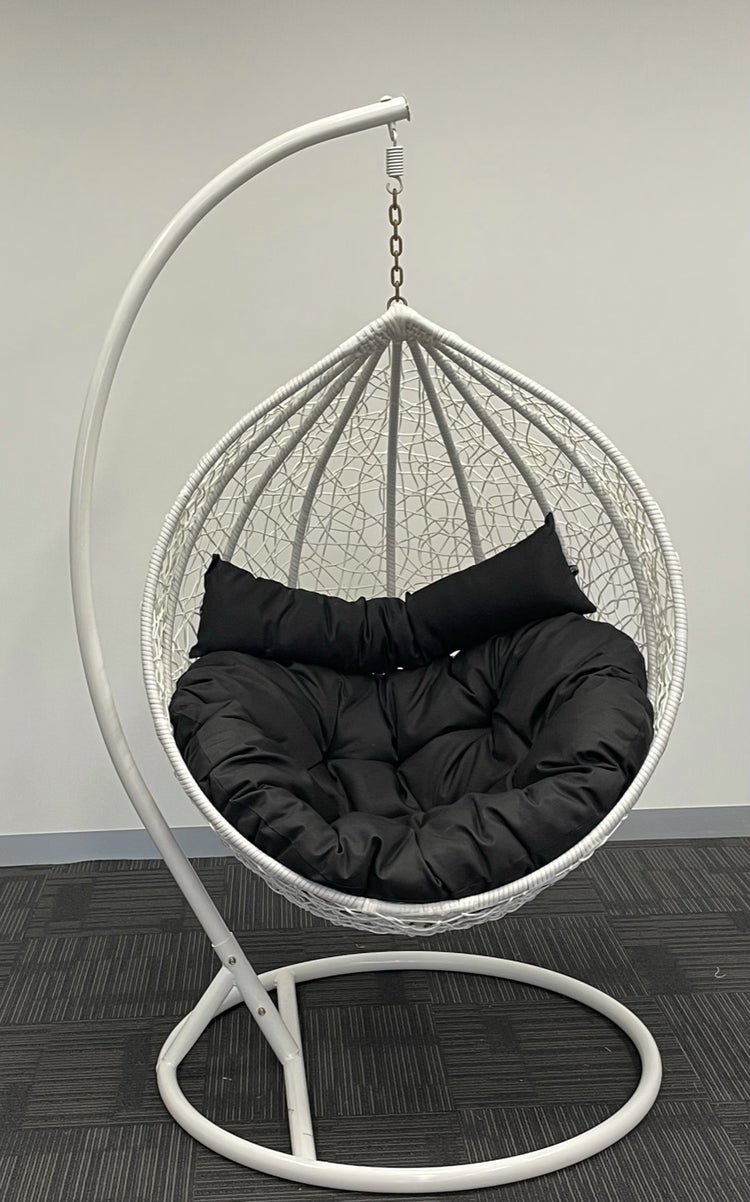 Sunny Side Up Hanging Egg Chair with X LARGE Cushion (X LARGE)
