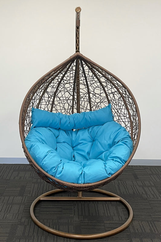 Sunny Side Up Hanging Egg Chair with X LARGE Cushion (X LARGE)