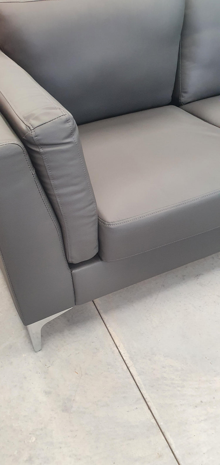 Lia Sofa- Italian Half Leather