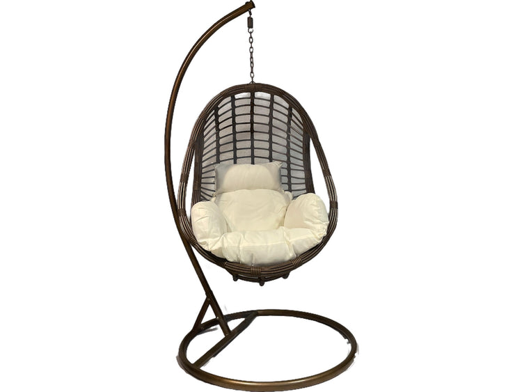 Sunny Side Up Hanging Egg Chair with Cushion LARGE