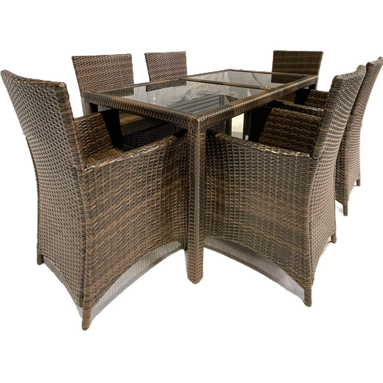 Summer Evening 6-Seat Outdoor Dining Set