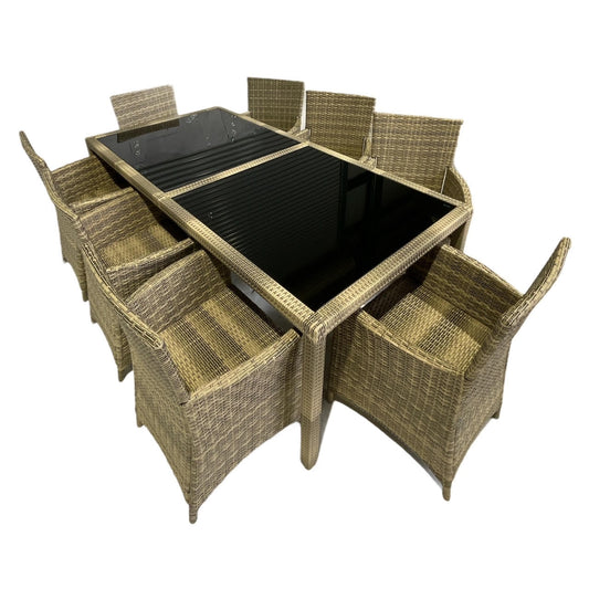 Summer Evening 8-Seat Large Outdoor Dining Set