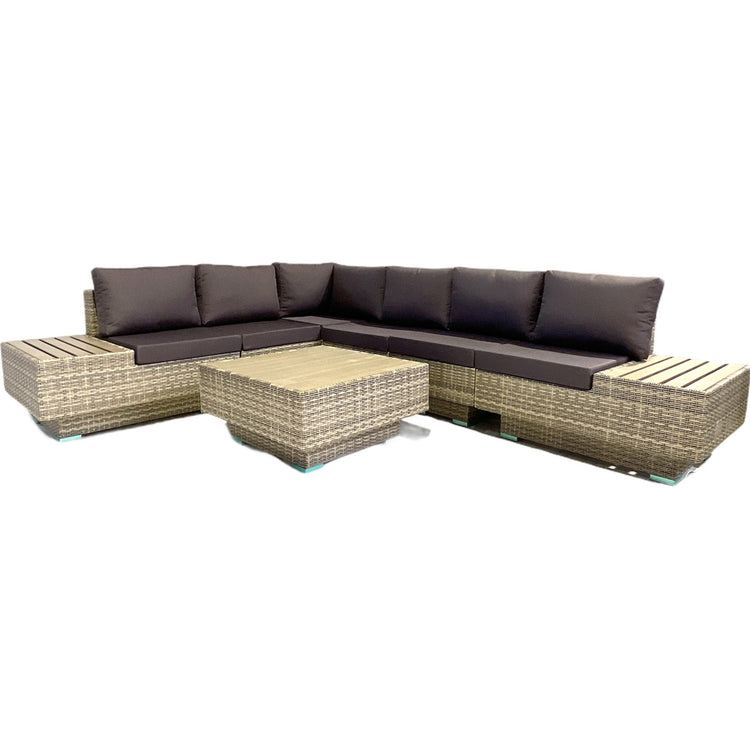 Autumn Sunset 7-Piece Outdoor Modular Lounge Set