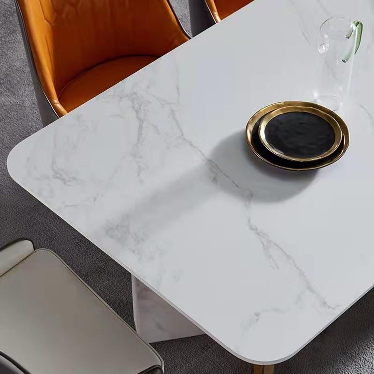 White Marble Dining Table - Model 706