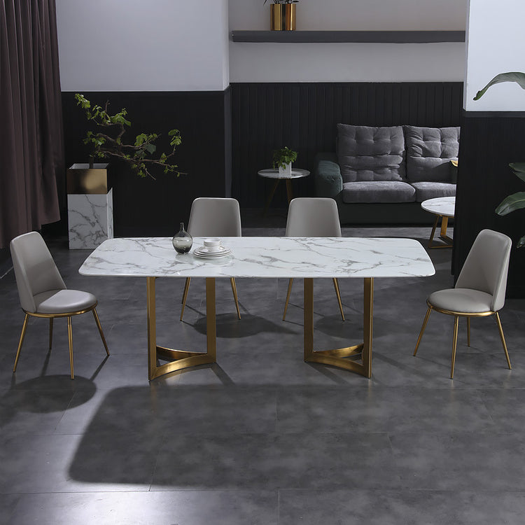 White Marble Dining Table - Model 707