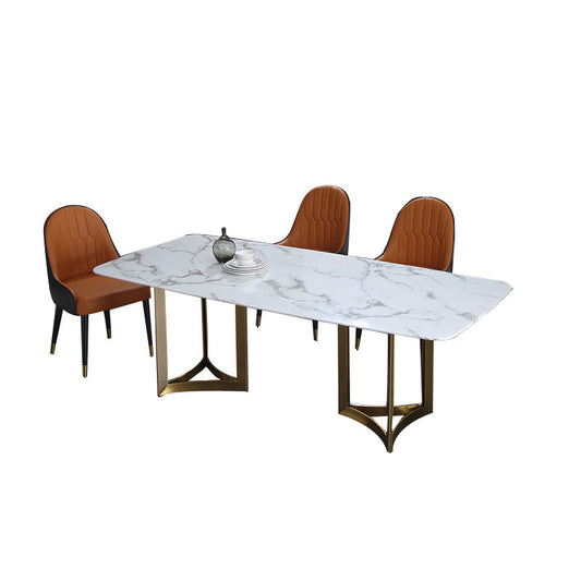 White Marble Dining Table - Model 707