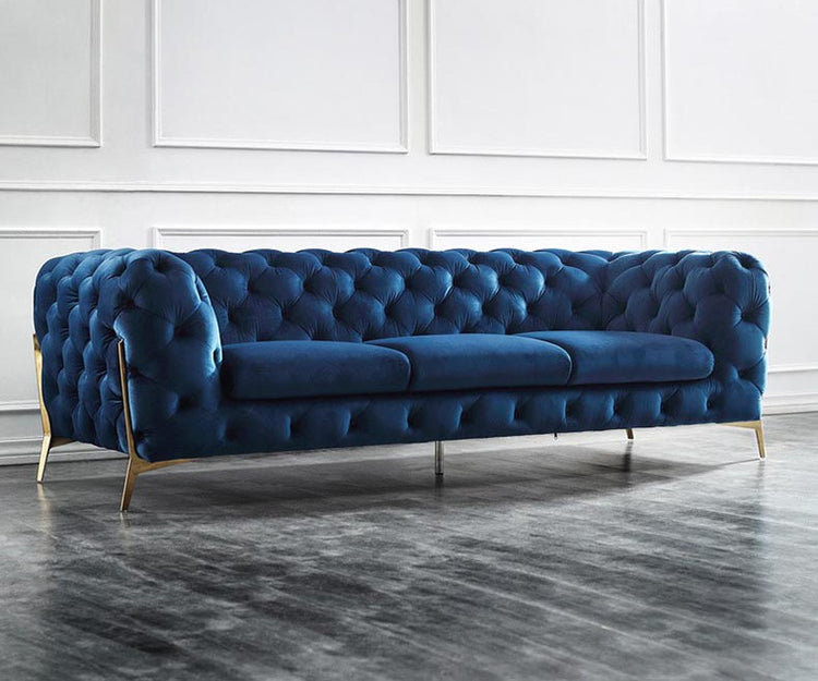 Nandi Velvet Sofa Set