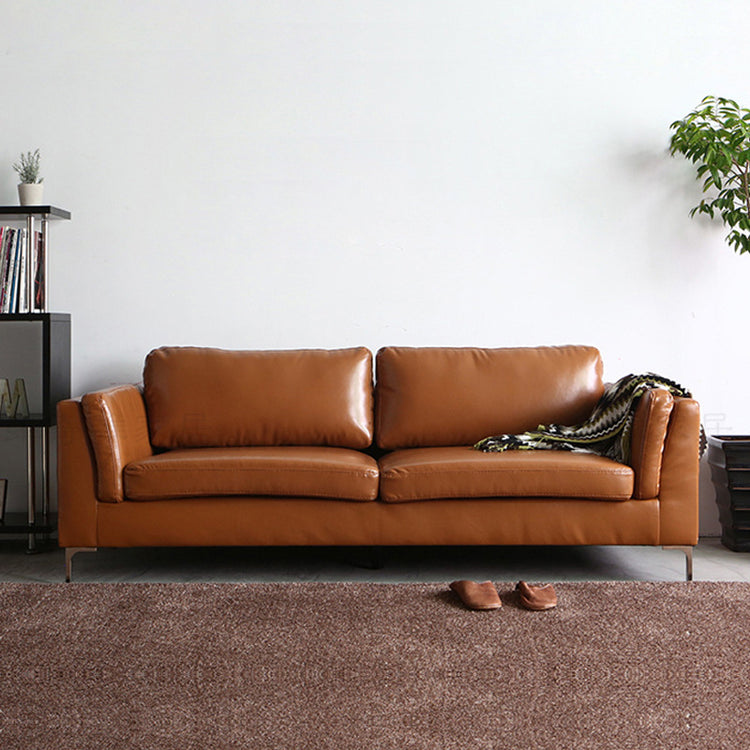 Lia Sofa- Italian Half Leather