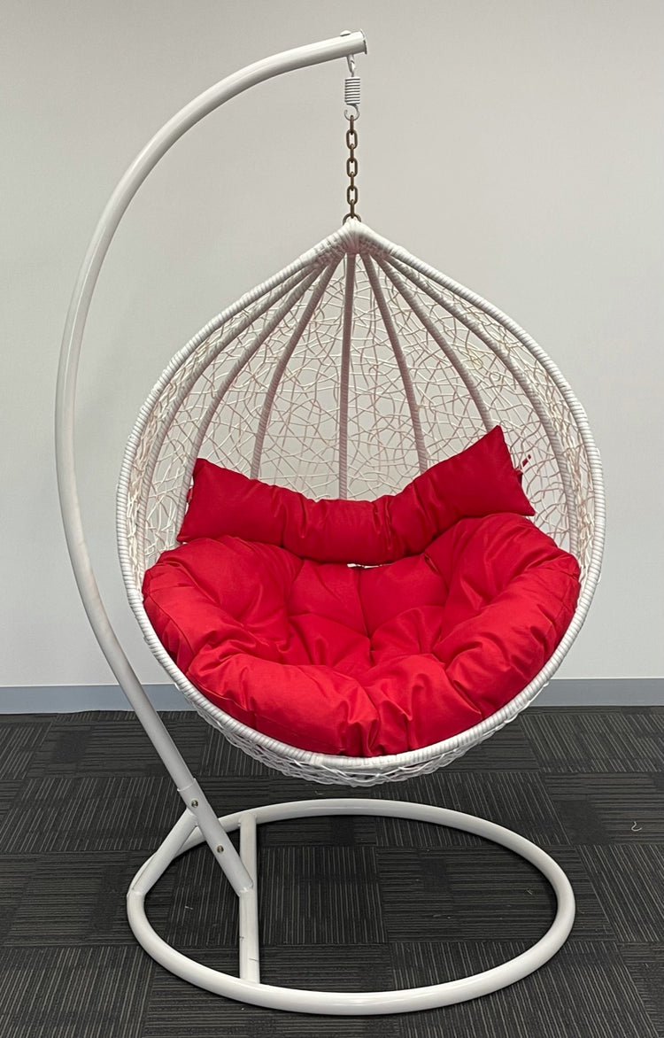 Sunny Side Up Hanging Egg Chair with X LARGE Cushion (X LARGE)