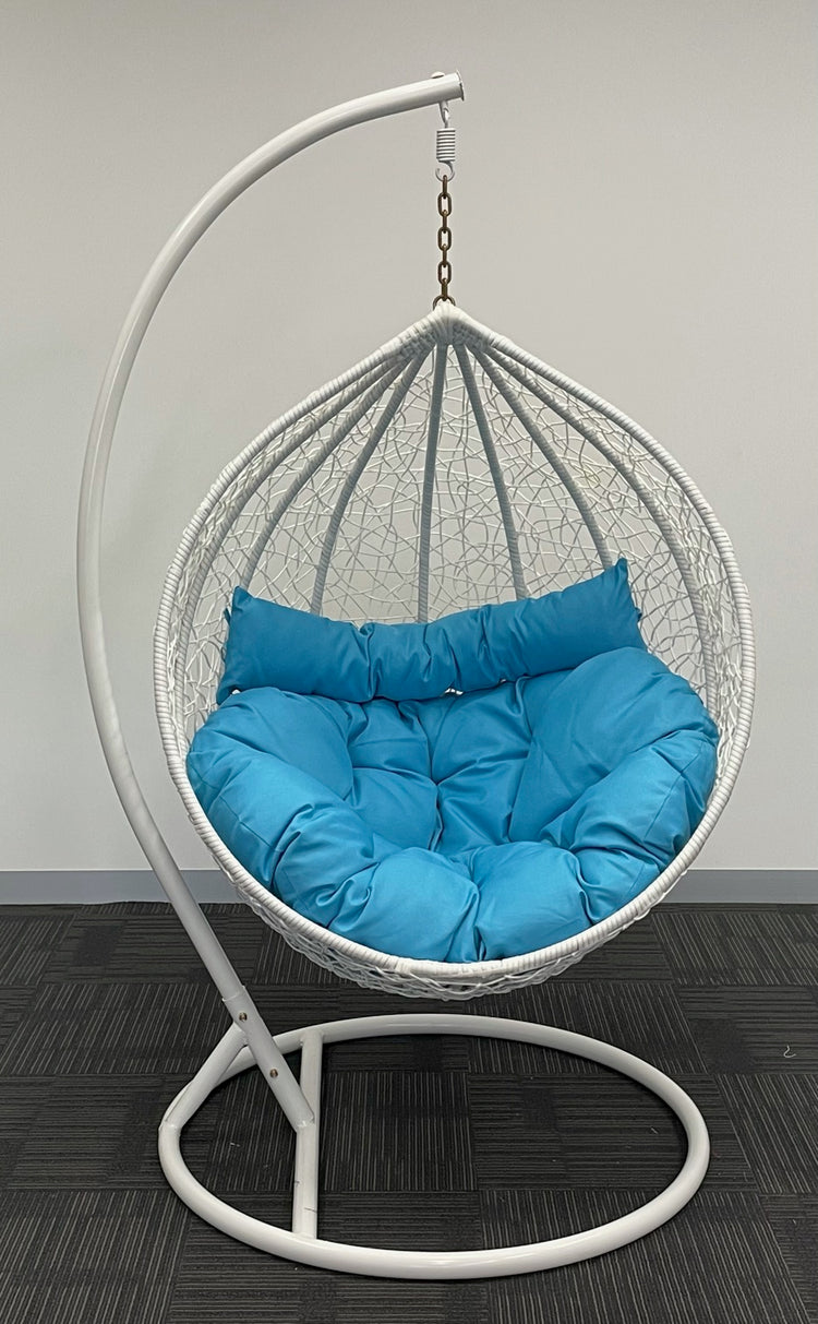 Sunny Side Up Hanging Egg Chair with X LARGE Cushion (X LARGE)