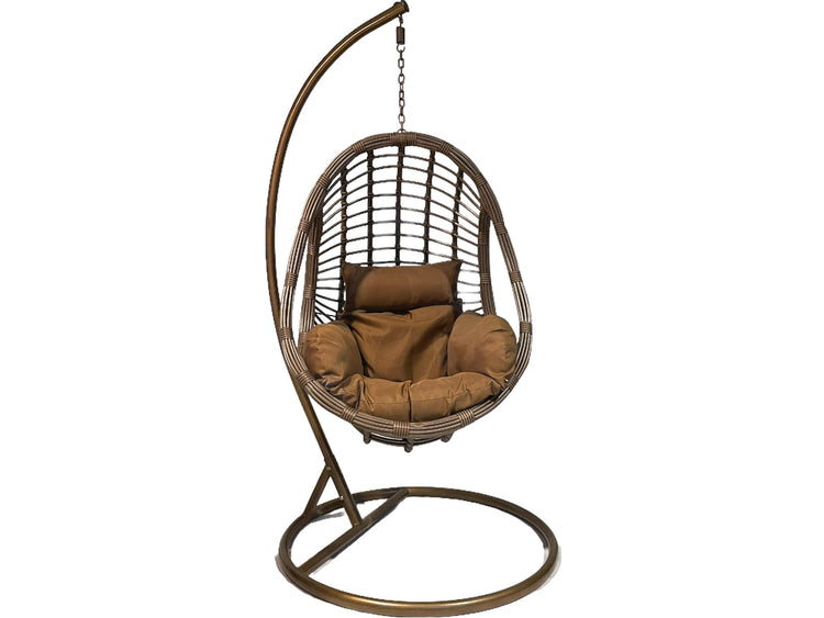 Sunny Side Up Hanging Egg Chair with Cushion LARGE