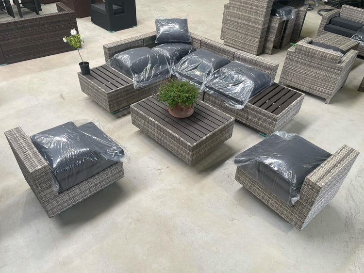 Autumn Sunset 7-Piece Outdoor Modular Lounge Set