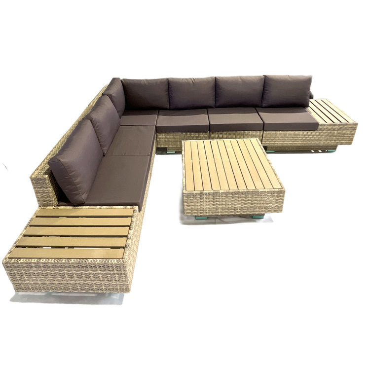 Autumn Sunset 7-Piece Outdoor Modular Lounge Set